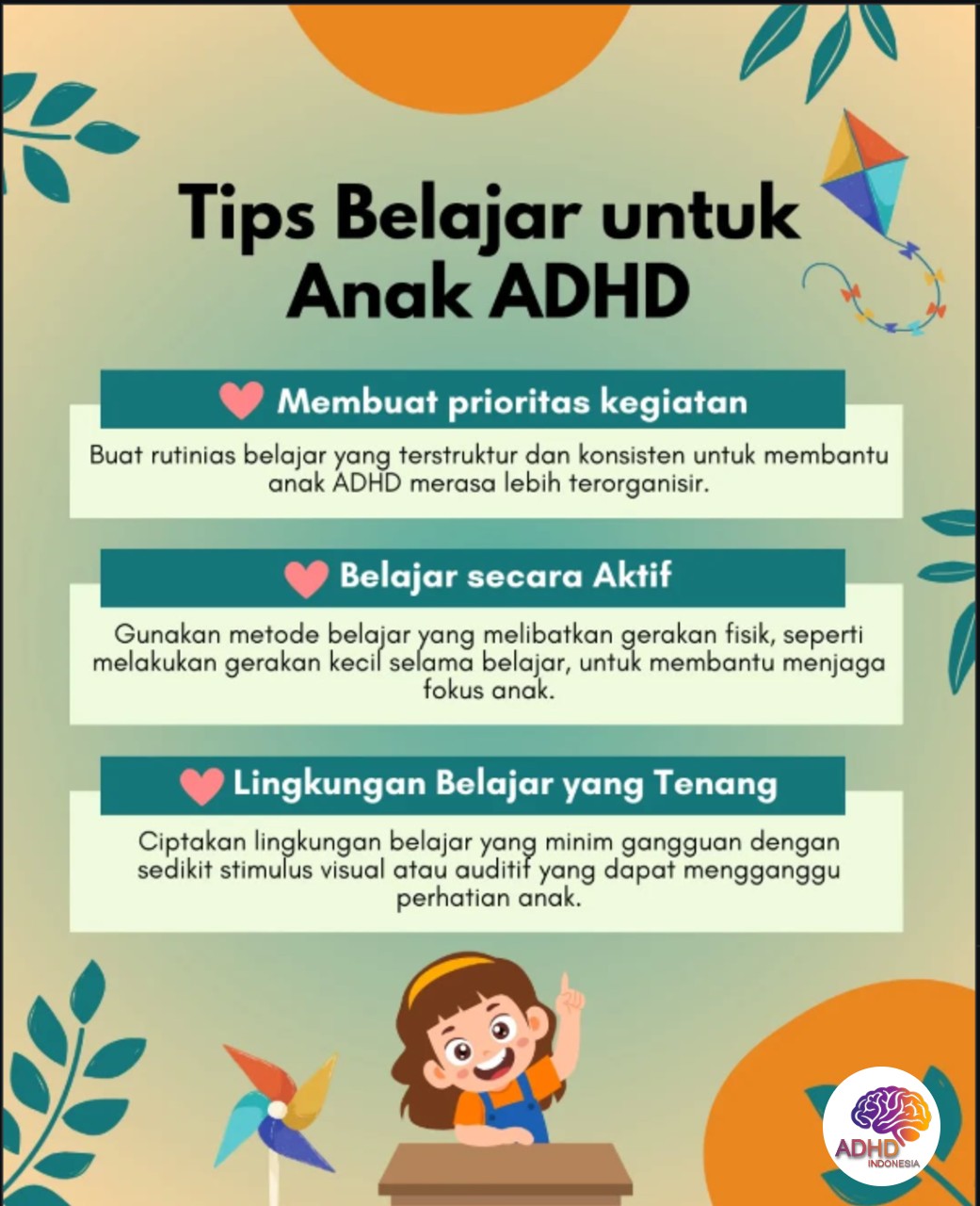 Strategi Belajar yang Cocok untuk Anak ADHD di Kota Medan